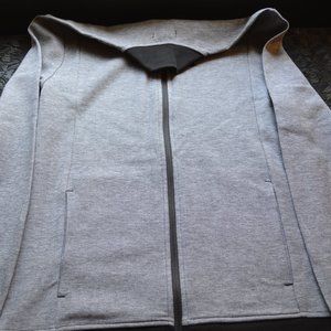 Alfani Mens Gray Long Sleeve Sweater Zip Up